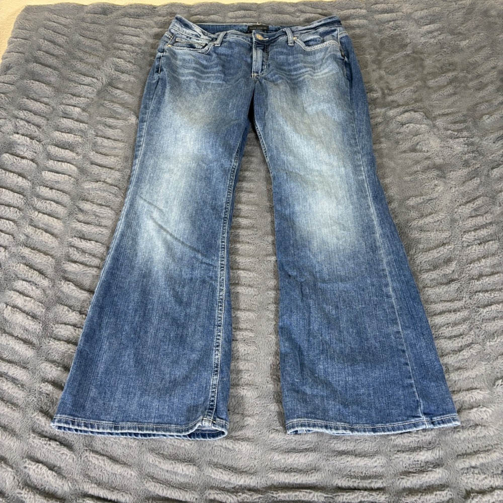 Silver Jeans Co Suki Bootcut Blue Medium Wash Denim Jeans W29 L33 L93719EKC297